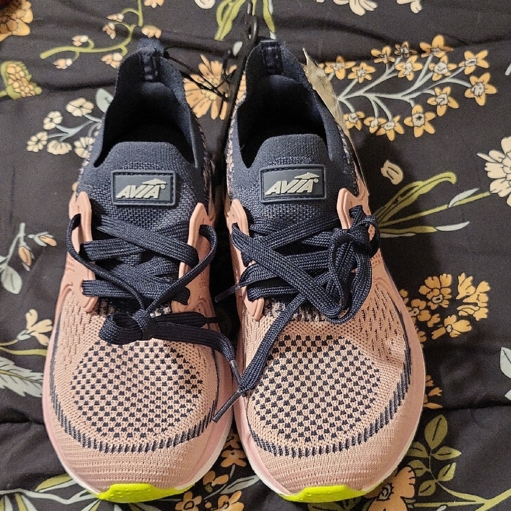 NWT Avia Pink and Navy Athletic Sneakers